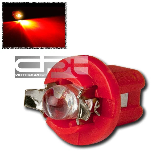 T5 B8.5d 2721/286 12 Volt Bright Red 5mm Led Interior Dome/trunk