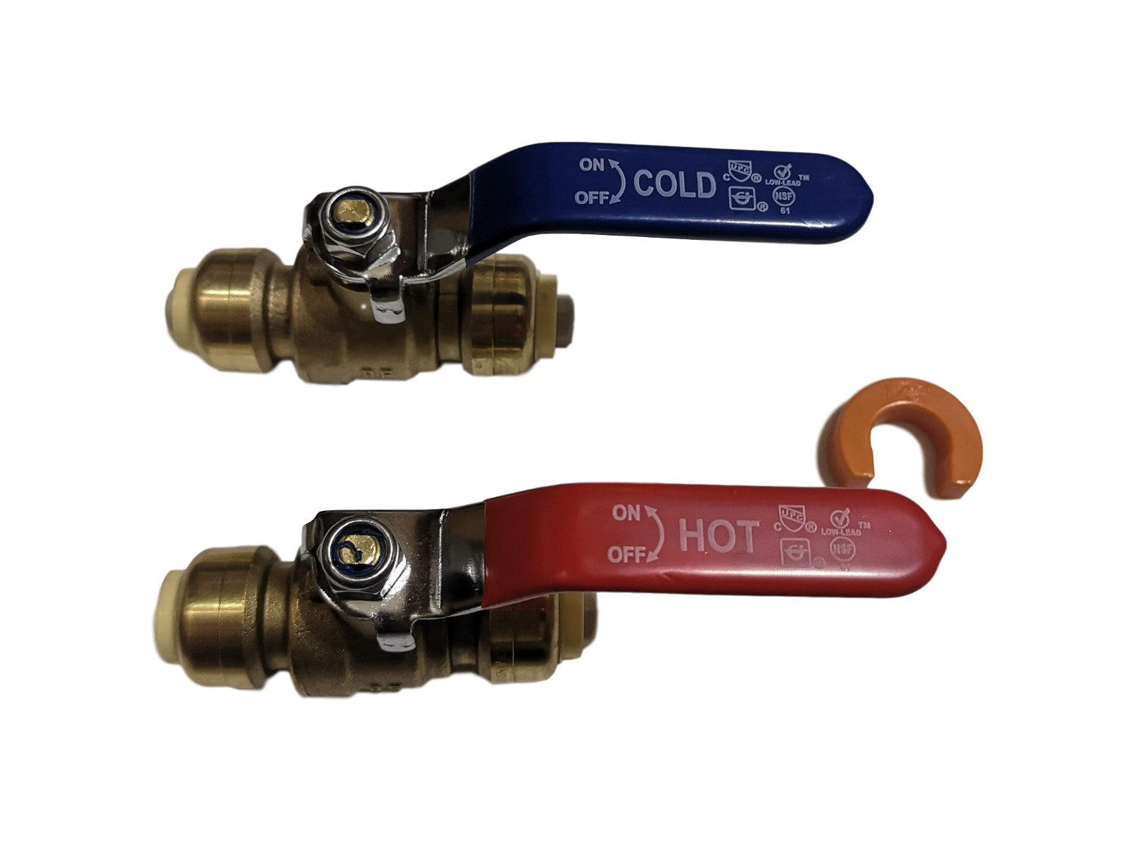 10 Pack 3/4" Push Fit Ball Valves
