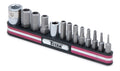 Titan 13-Piece Tamper Resistant SAE Hex Bit Set by Titan