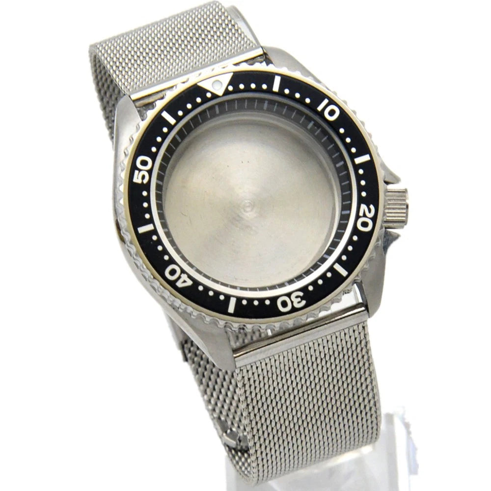 42mm Stainless Steel Watch Bezel+case+str<wbr/>ap+gl | Built Supply Co