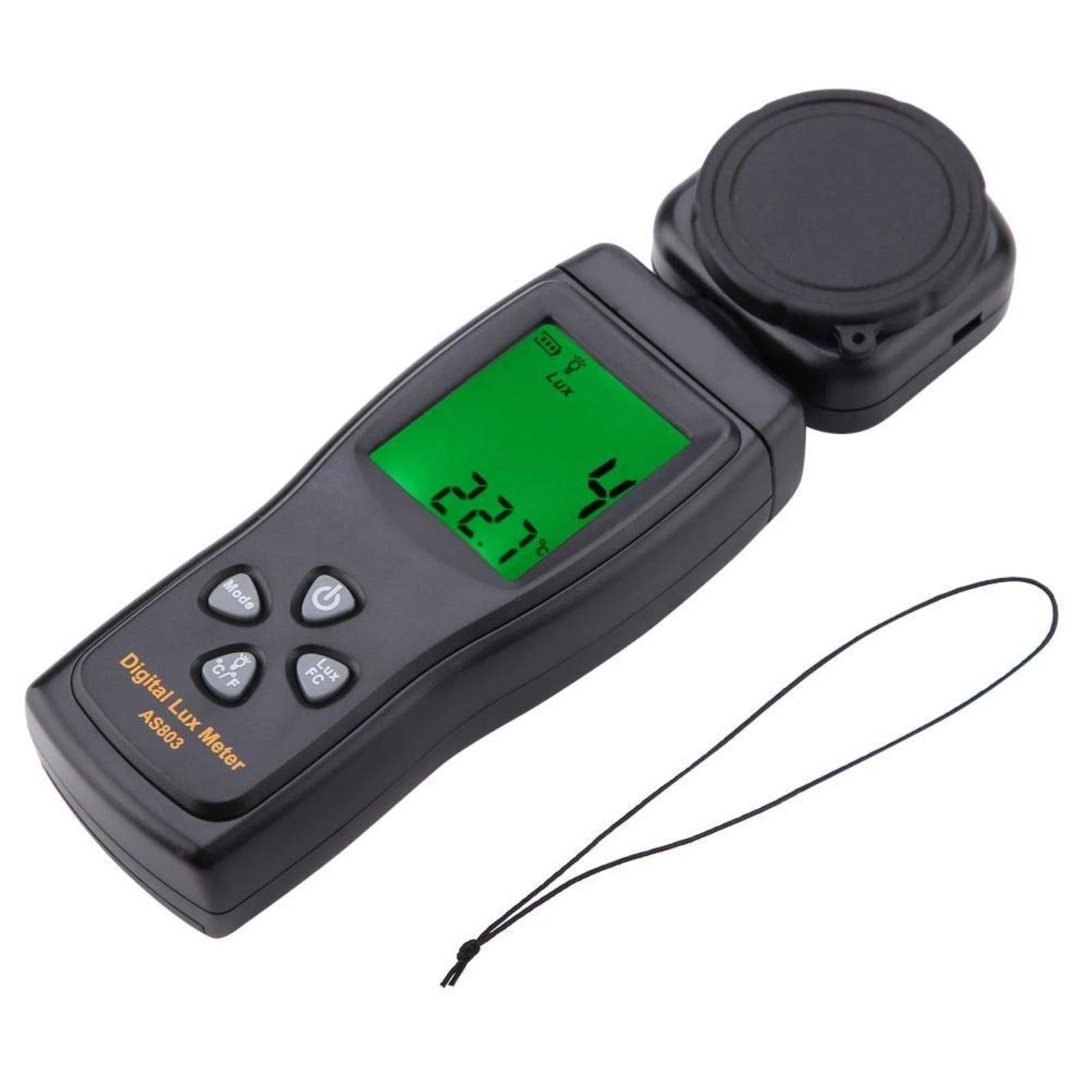 As803 Illuminance Meter W/backlight 200,000 Lux High-precision