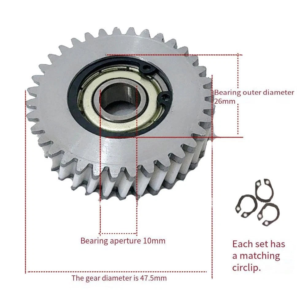 35t Planetary Gear Kit Diameter 47.5mm Thickness 12mm For Bafang Motor