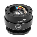 Nrg 6-Hole Steering Wheel Black Quick Release Hub Adapter Gen 2.0