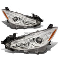 Fit 2014-2016 Mazda 3 Pair Chrome Housing Amber | Built Supply Co