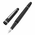 0.5mm Fine Nib Jinhao X159 Fountain Pen Black With Silver Clip
