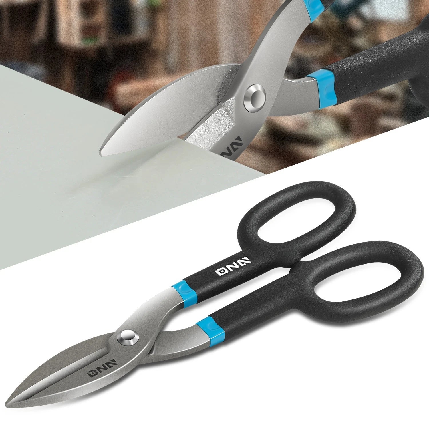 2-1/4" Carbon Steel Heavy Duty Straight Cut Tin | Built Supply Co