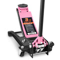 3-20 In 6000lbs Capacity Alloy Steel Hydraulic Pink Floor Jack W/