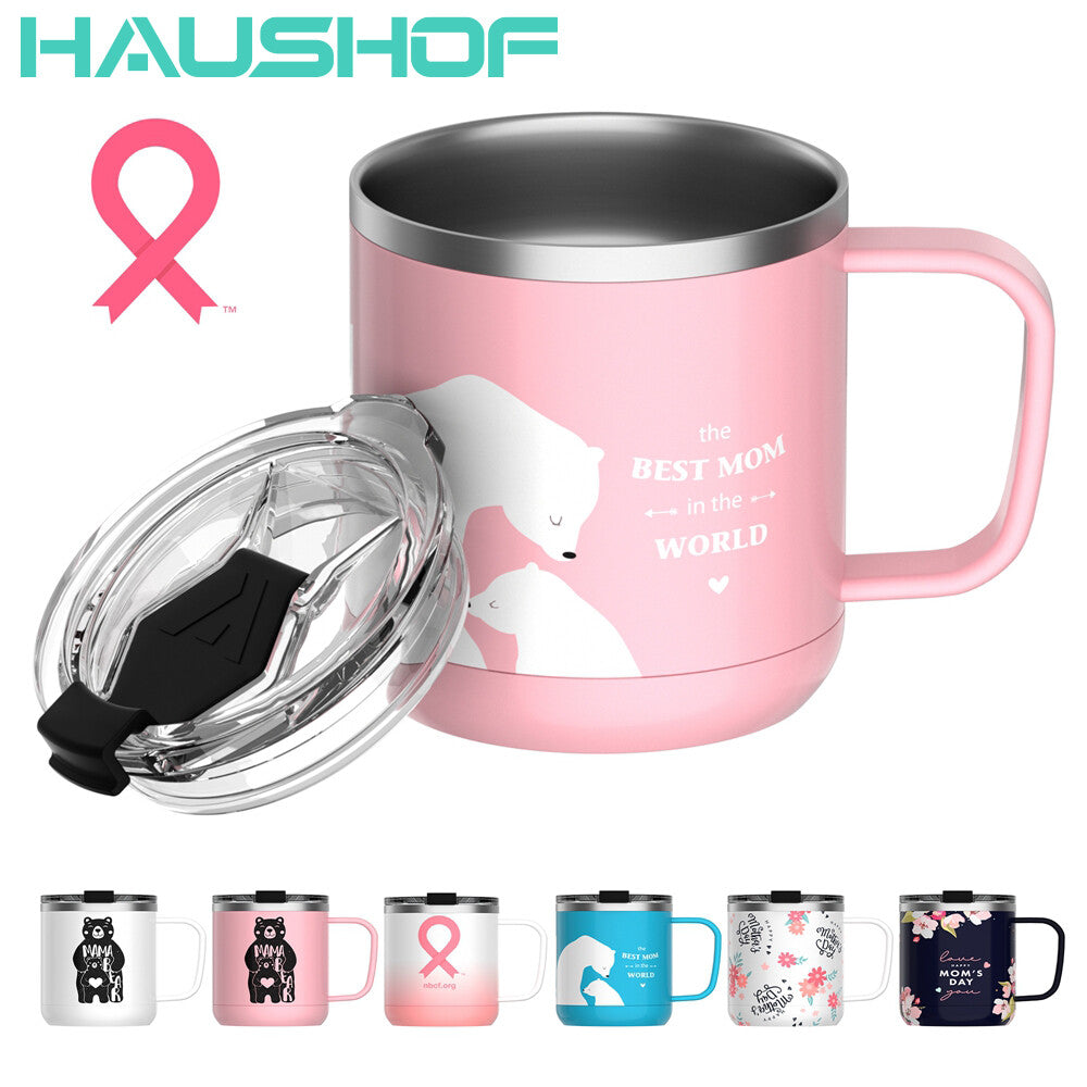 HAUSHOF Mothers Day Mug 14 oz Stainless Steel Mothers Day Coffee Mug