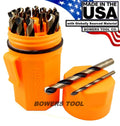 Norseman 29 pc HI-Molybdenum M7 Drill Bit Set