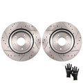 Front Disc Brake Rotors Kit for Chrysler Voyager 2020-2021 Dodge
