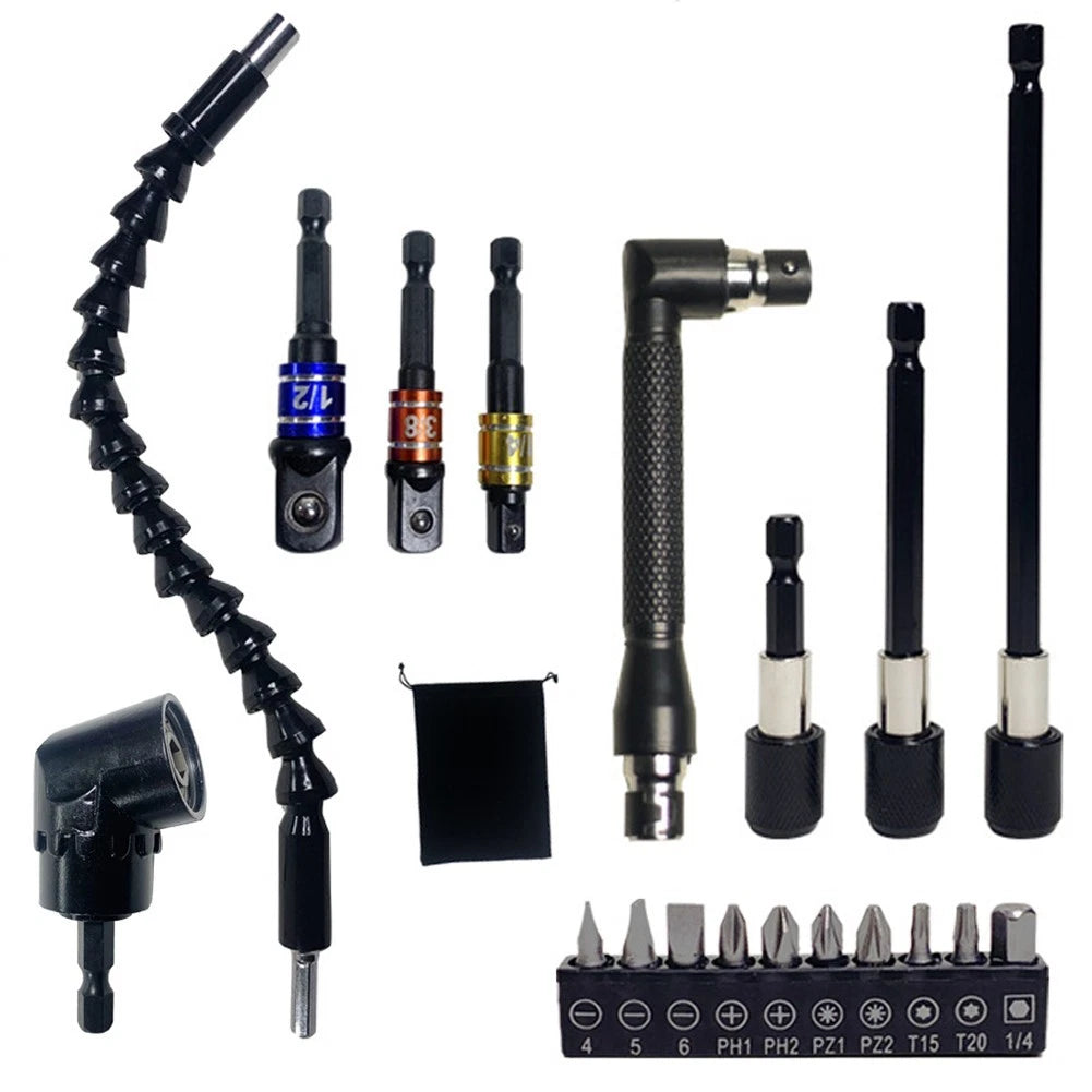 Flexible Drill Extension Set With L Wrench And | Built Supply Co