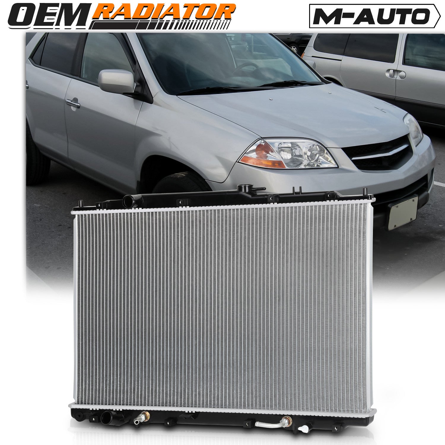 2417 Aluminum Radiator OE Replacement fit 2001-2004 Acu