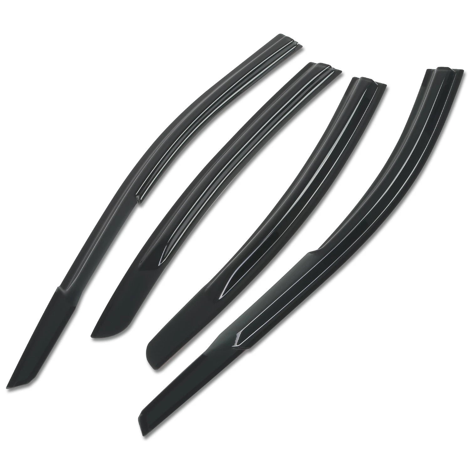 Fit 17-20 Elantra Smoked Lens Side Window Visors | Built Supply Co