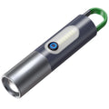 Rechargeable Zoom Flashlight For Camping Hiking Biking And Nighttime