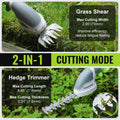 WORKPRO 2 in 1 Handheld Hedge Trimmer Electric Grass Trimmer