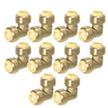 XFITTING 1/4" x 1/4" Push Fit Elbow - 10 Pack