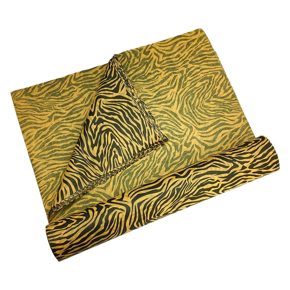 20 Inch X 30 Inch Tiger Skin Print Designer Wrapping Tissue Papers