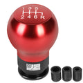 J2 Universal Aluminum Shift Knob Red Teardrop Shape Style W/ Thread