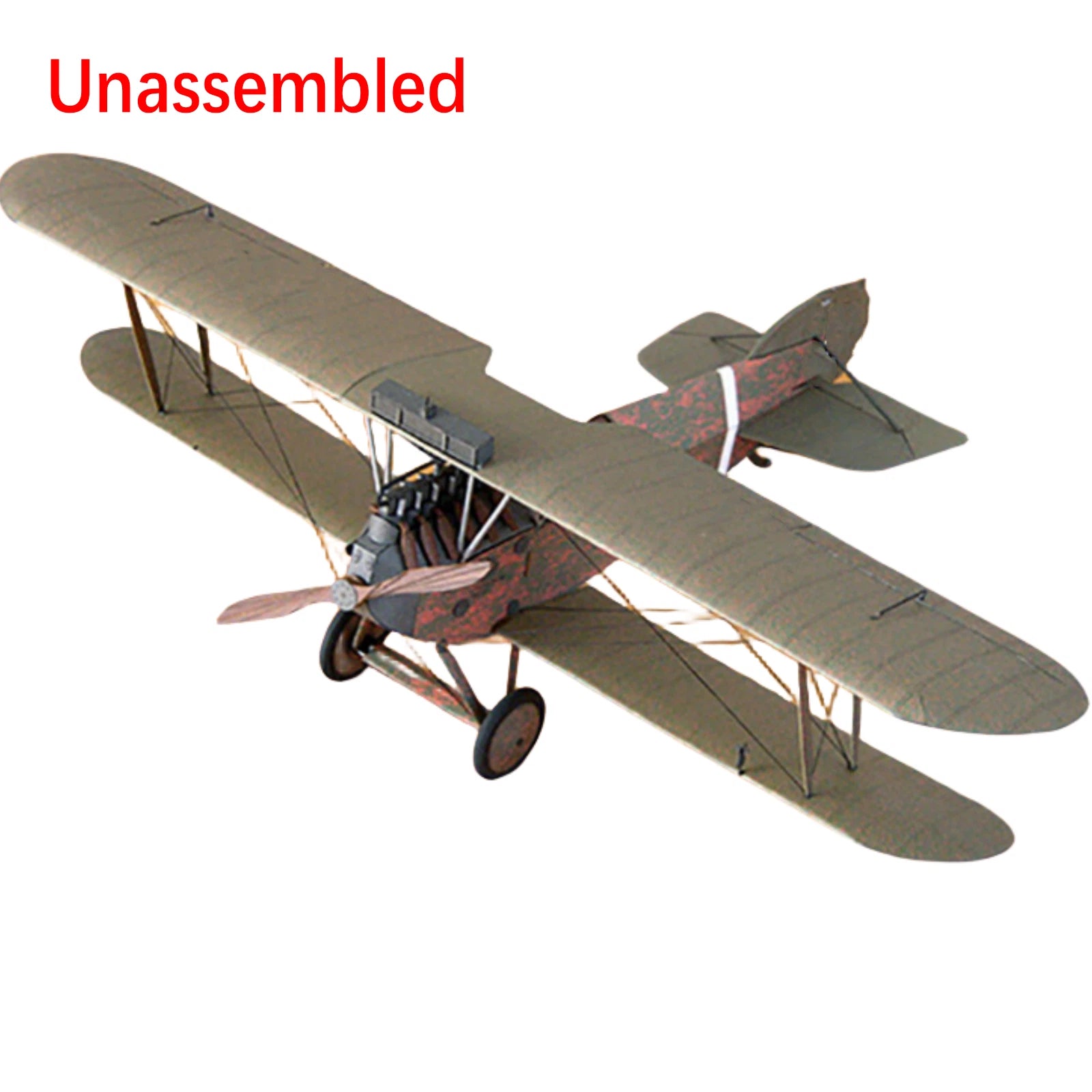 1:33 Phonix D Ii Fighter Paper Plane Model Military Puzzle Kit