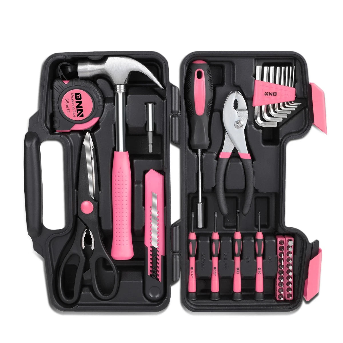 Pink Home Repair Hand Tool Toolbox Bit Drive Plier | Built Supply Co