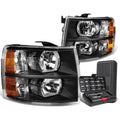 For 2007-2014 Chevy Silverado Pair Black/amber | Built Supply Co
