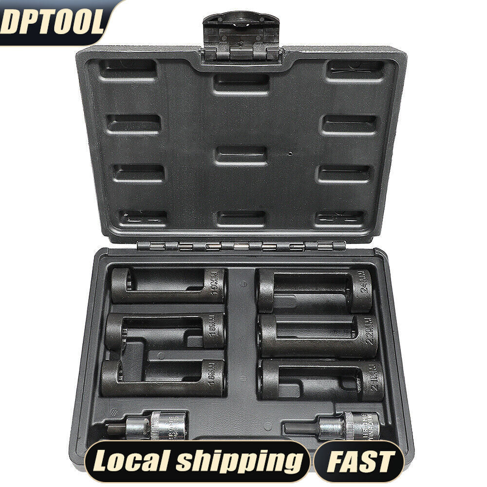 12 Point Strut Nut Socket Set 16-24mm 1/2" Drive | Built Supply Co