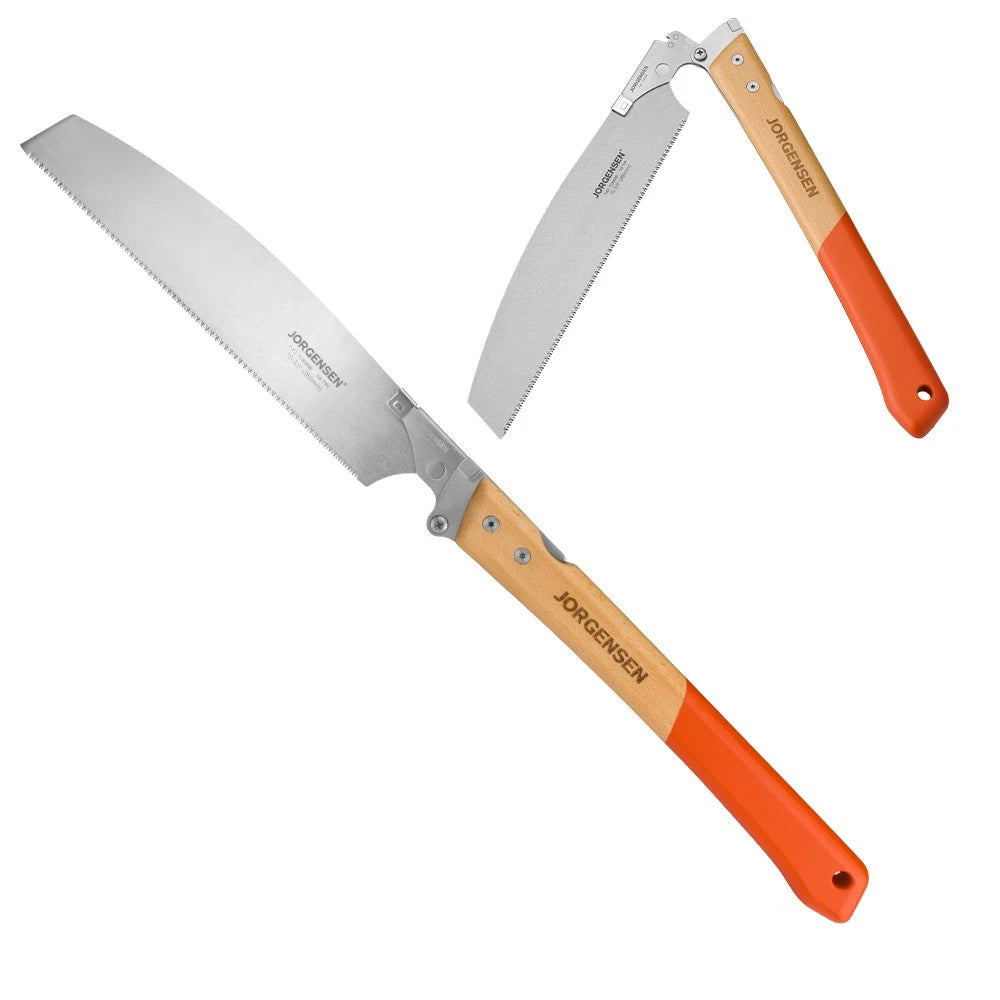 JORGENSEN 10-3/8" Japanese Pull Saw 14 TPI KATABA Folding Saw w/SK5 Steel Blades