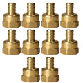 XFITTING 1/2" Pex B x 3/8" Compression Adapter