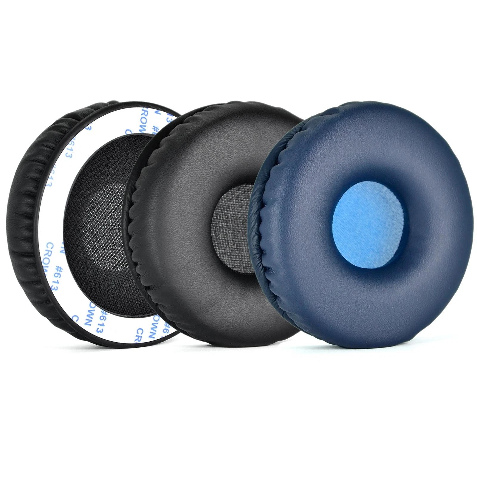 1pair Pu Leather Soft Foam Ear Pads Cushion Covers For Sony Wh-xb700