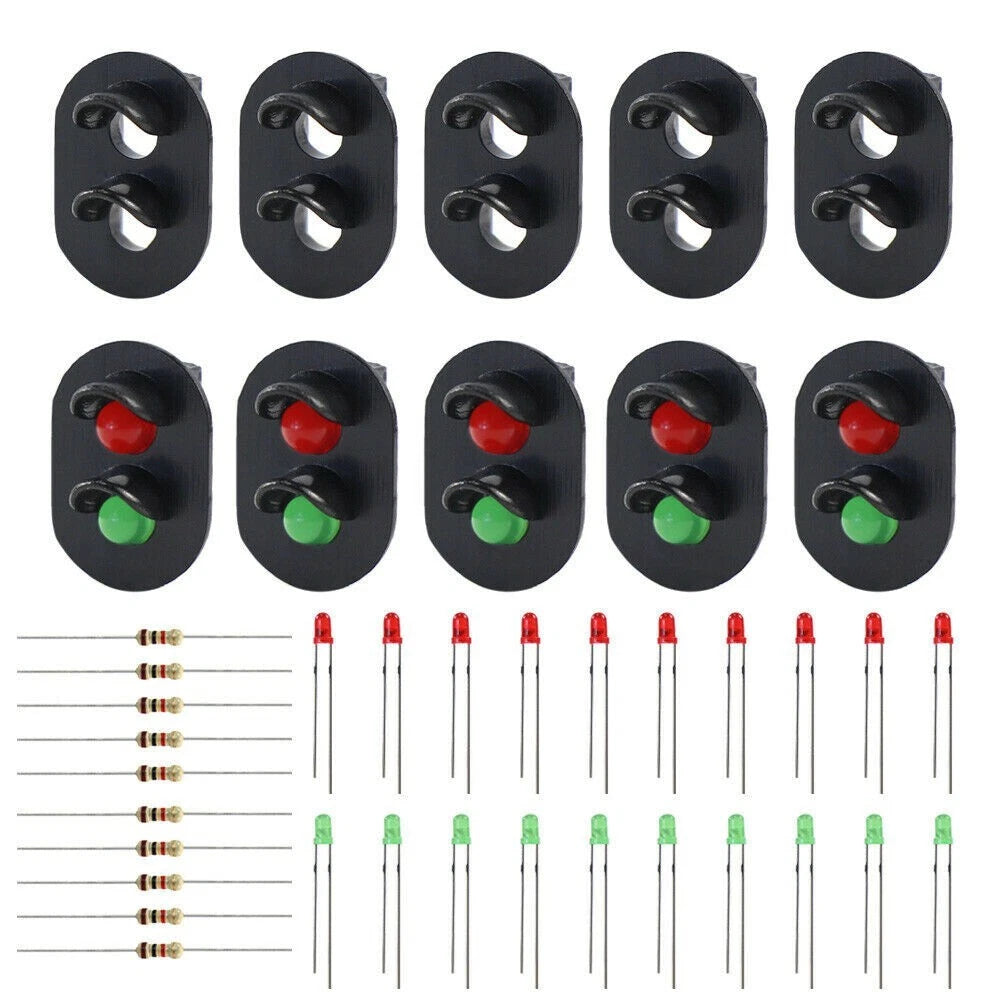 For Railway Signal Ho Or Oo Scale Abs Red Steel Column Model Lampposts