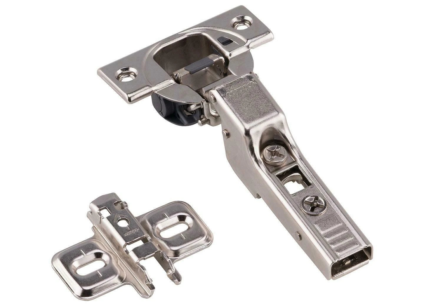 Blum Soft Close Hinge Clip On 71b3650 & Mount Plate + Screws