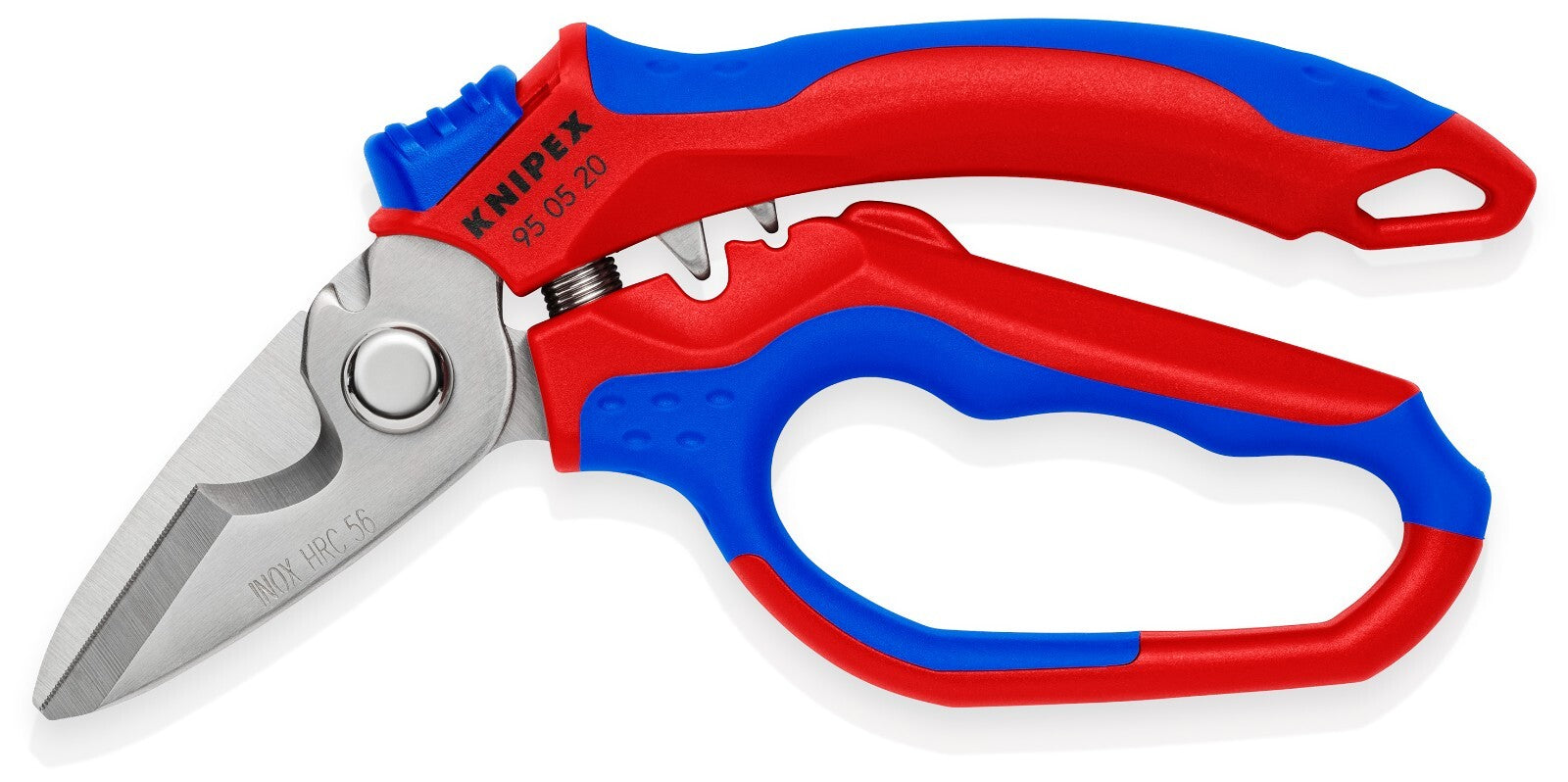 Knipex Angled Electrician Shears with Cable Cutter