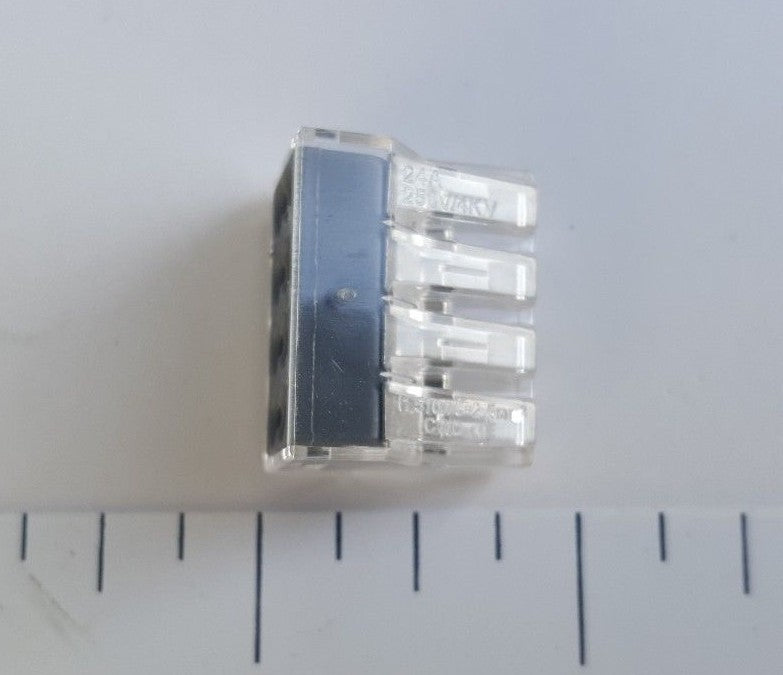 10 Pack XFITTING. Quick Push In Wire Connectors, 8 Pole, 18-