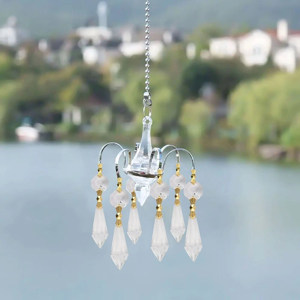 20 Clear Teardrop Prisms For Chandeliers With Simple Installation