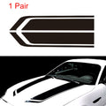 Black Sticker 15*86cm Decal Cars Door Hood Racing Sticker Waterproof
