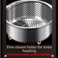 Household Steamer Basket With Water Resistant Feet For Oven And