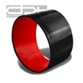 4" Straight Coupler 3-Ply Black/Red Silicone Hose Coupler Pipe Tube