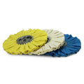 10" x 5/8" Airway Buffing Wheel Variety 3 Pack: Blue, Yellow, Untreated -1 Each