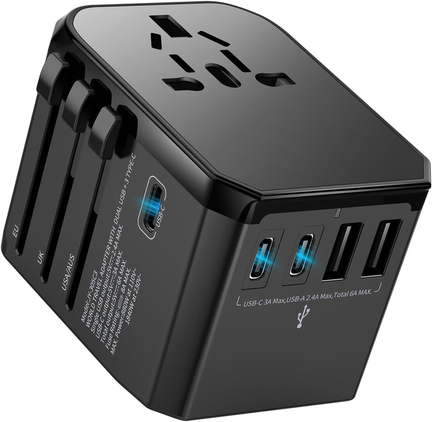 Universal Travel Adapter International Plug - European Travel Plug