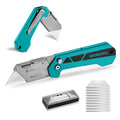Workpro Folding Utility Knife Quick Change Blade Razor Knife Box