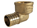 25 Pack XFITTING 1" Pex B X 1" Female NPT Elbow, Lead Free B