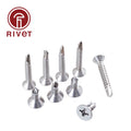 Din 7504 P Cross Recessed Countersunk Head Drilling Screws Tapping