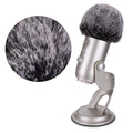 High Quality Furry Wind Cover W/foam Microphone Windscreen For Blue