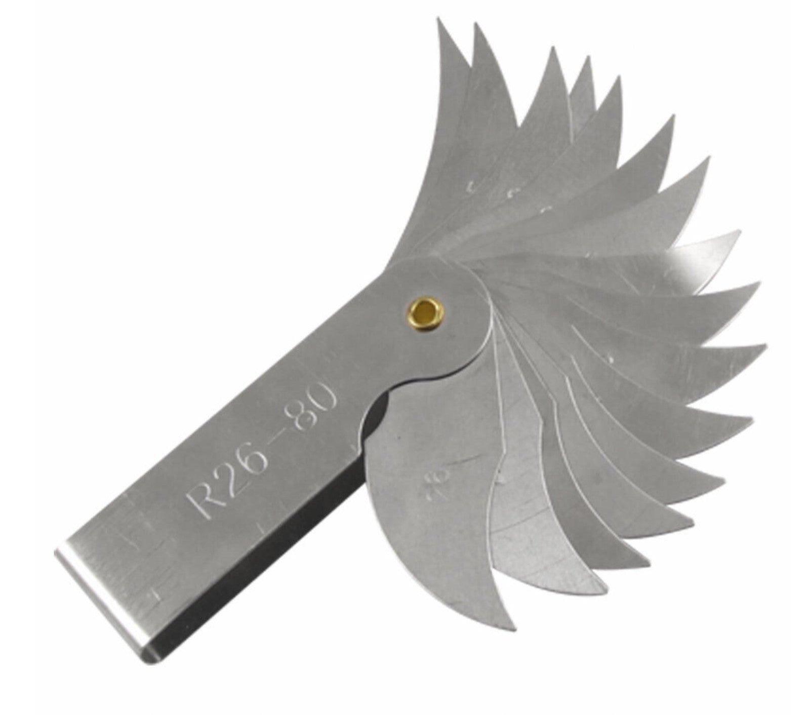 R26-80 Radius Gauge Alloy Steel Radius Fillet Gauge