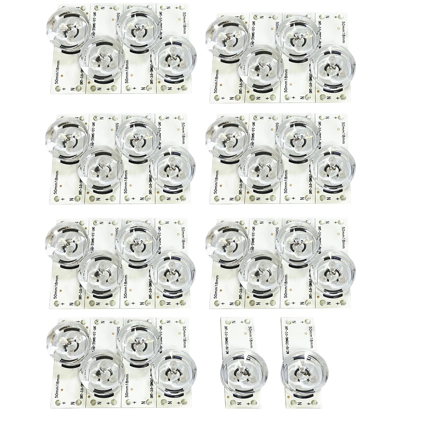 6V Smd Lamp Housing Optical Lens With Filter For Led Tv Repair 32lb