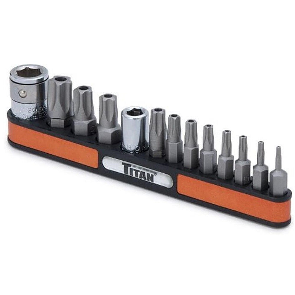 Titan Tools Tamper Resistant Star Bit Set 13-Piece by Titan Tools