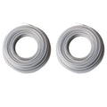 2 Rolls 15 Meter Steel Trimmer Line 4mm Diameter For Lawn And Brush