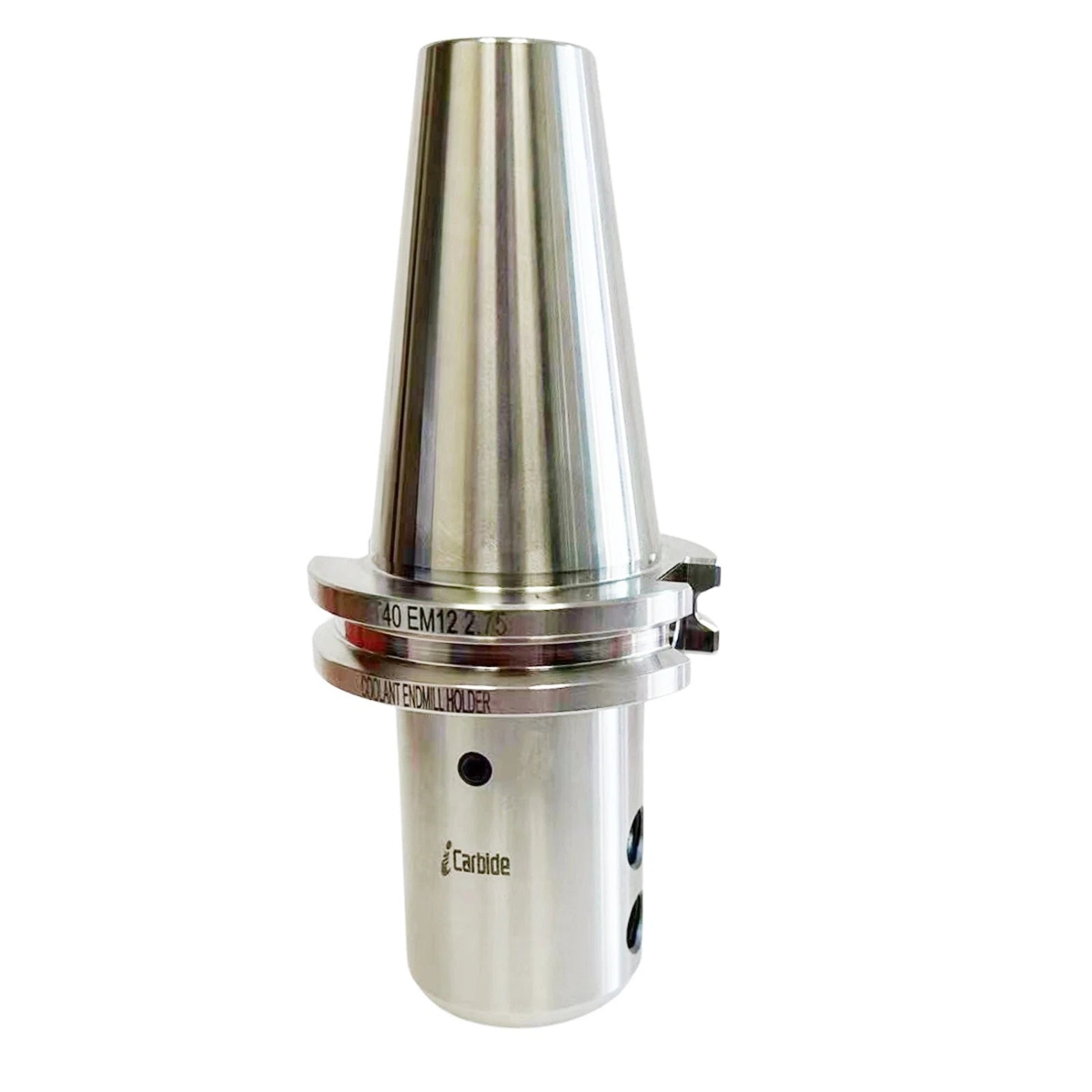 Coolant Cat40 12mm End Mill Tool Holder G2.5 25000rpm Tir0.0002"