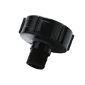 2" Nps Female To 3/4" Ght Male Ibc Drain Adapter, Quick Connect &