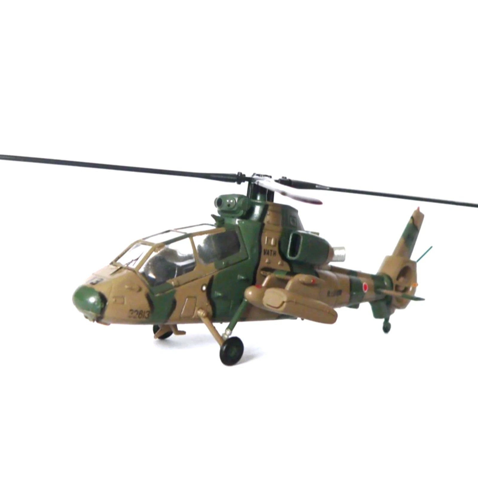 1/100 Scale Diecast Alloy Jgsdf Oh-1 Ninja Helicopter Aircraft Model
